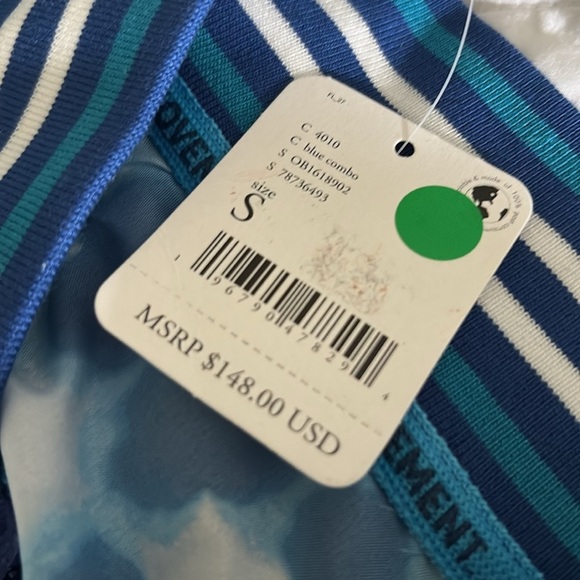 Free People Set Top Seed Printed Tennis Jacket. NWT! - Picture 7 of 7